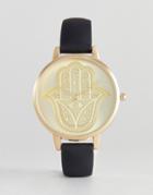 Asos Hamsa Hand Watch - Black