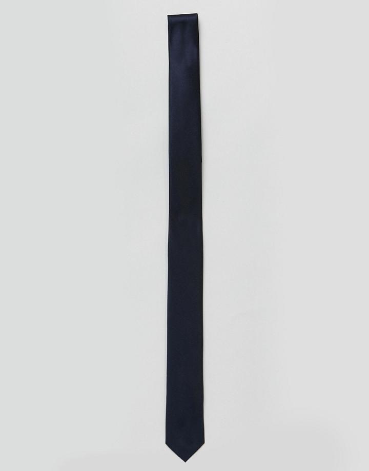 Esprit Tie In Navy - Navy