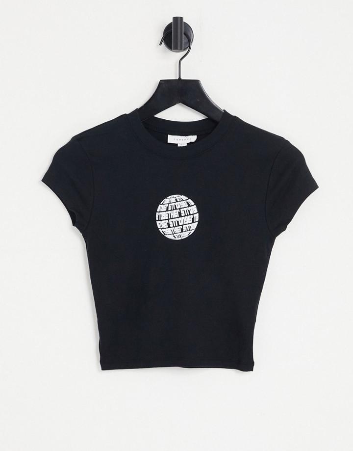 Topshop Stronger Together Everyday Tee In Black