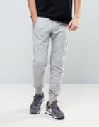 Pull & Bear Skinny Joggers With Panel Details In Gray - Gray