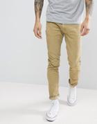 Rollas Cord Jeans In Camel - Brown
