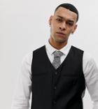 Noak Super Skinny Suit Vest-black