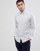 Esprit Slim Fit Smart Shirt In Mini Dot - White