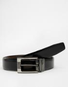 Ted Baker Crafti Leather Reversible Belt - Black