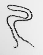 Asos Design Sunglasses Cord With Knot Detail In Black And White-multi