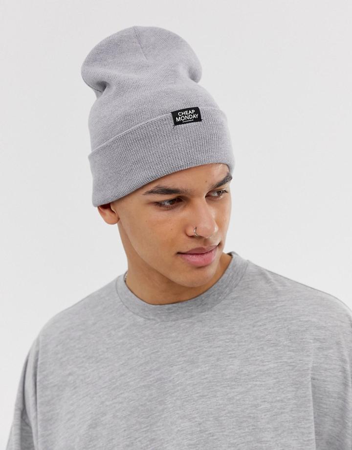 Cheap Monday Logo Beanie - Gray