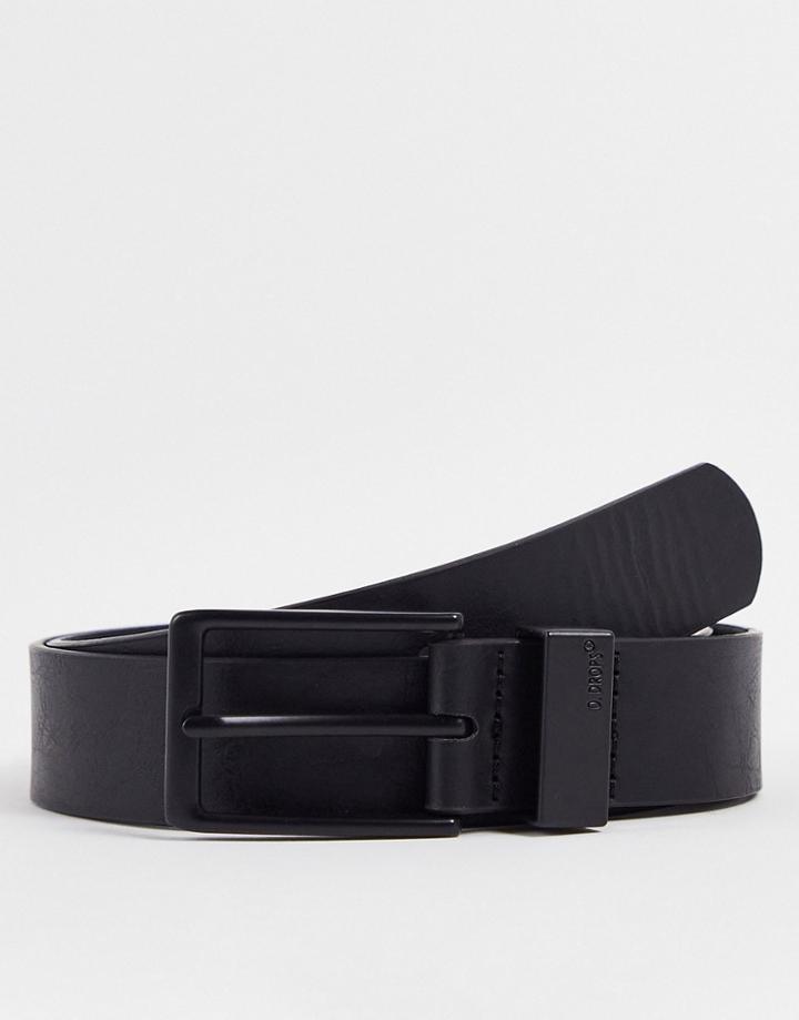 Bershka Wide Belt In Black