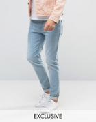 Noak Skinny Jeans In Light Blue Wash - Blue