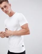 Burton Menswear Muscle Fit T-shirt In White - White