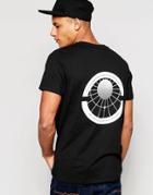 Jack & Jones T-shirt With Chest And Back Print - Black
