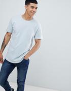 Only & Sons Longline T-shirt - Blue