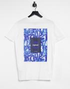 Jack & Jones Originals T-shirt With Graffiti Back Print In White