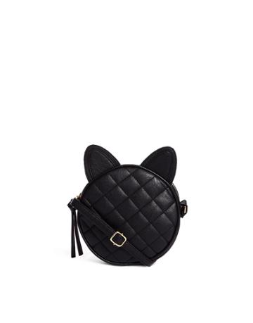 Asos Quilt Cross Body Bag With Cat Ears