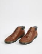 Dr Martens Plaza 6-eye Boots In Tan - Tan