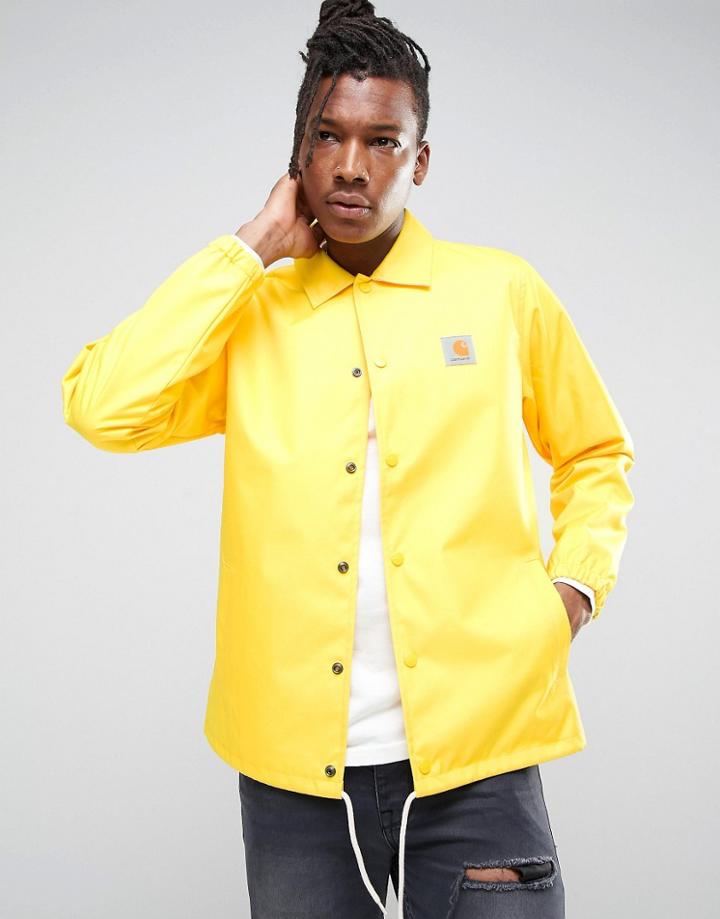 Carhartt Wip Watch Coach Jacket - Yellow