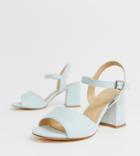 Truffle Collection Wide Fit Block Heel Sandals-multi