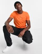 French Connection Crew Neck T-shirt In Burnt Orange