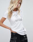 Versace Jeans Foil Print Logo T-shirt - White