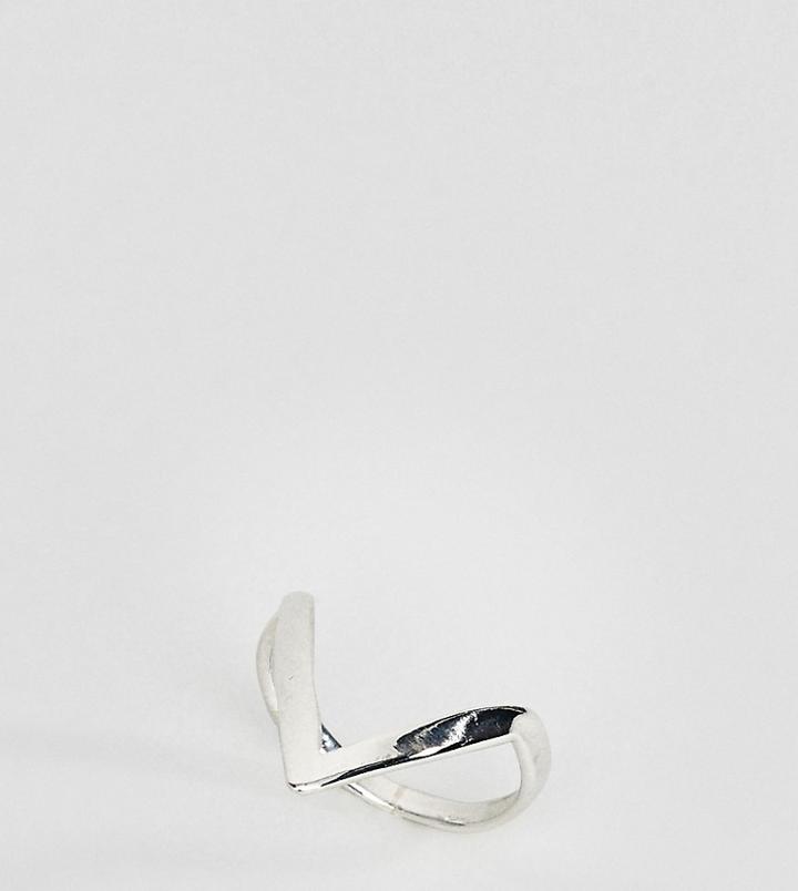 Kingsley Ryan Sterling Silver Minimal Arrow Ring - Silver