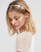 Neve & Eve Embellished Gem Headband - Blush