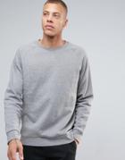 Weekday Paris Melange Sweatshirt - Gray