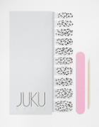 Juku Nails Animal Print Transparent Nails - Animal