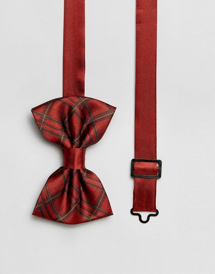 Ssdd Holidays Plaid Bow Tie - Green