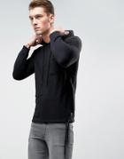 Jack & Jones Core Oversized Hoodie With Multi Pocket Detail - Black