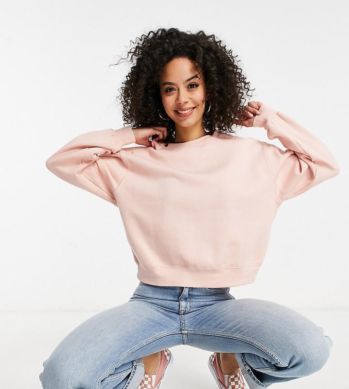 New Look Tall Sweatshirt In Rose Pink