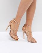 Steve Madden Smith Rose Gold Strappy Sandals - Gold
