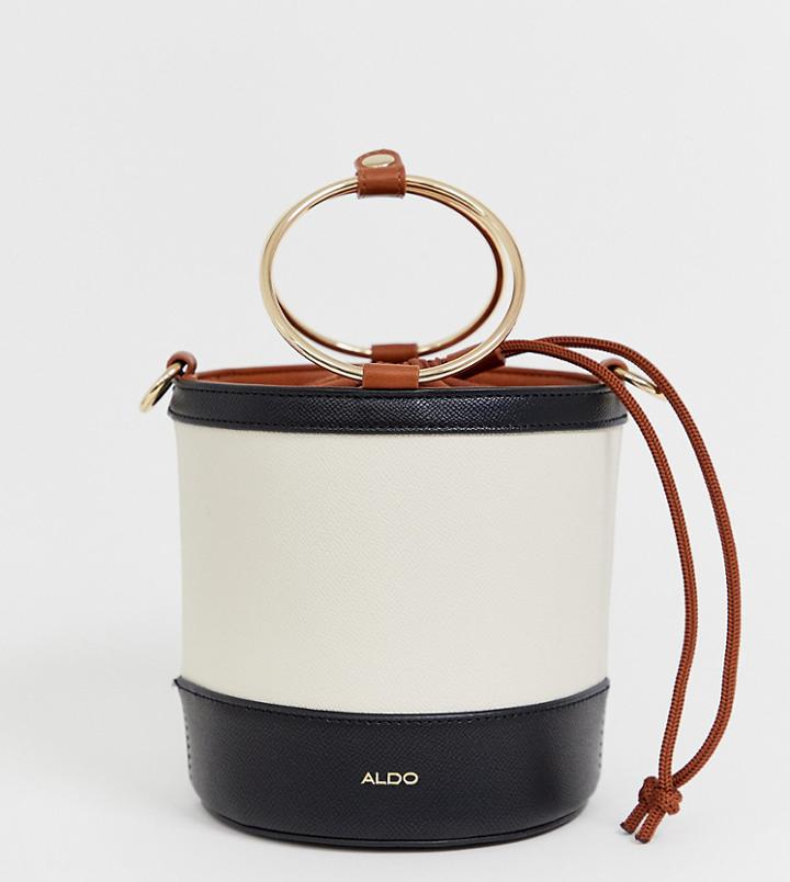 Aldo Ferassi Metal Handle Grab Bag - Multi