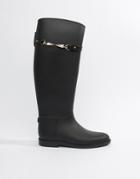 Asos Design Gabby Riding Boot Wellies - Black