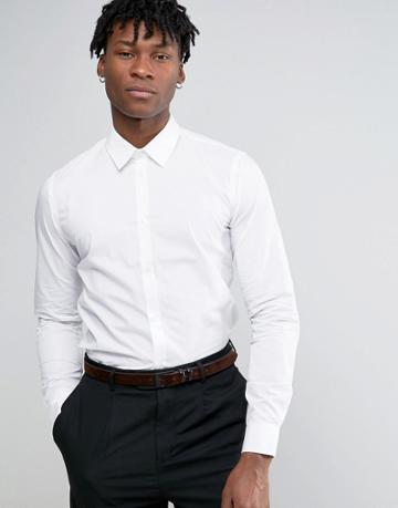 Casual Friday Shirt In Regular Fit - White