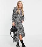 Topshop Maternity Mixed Animal Print Maxi Dress In Multi