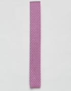 7x Pattern Knitted Tie - Purple