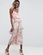 Asos Mix & Match Floral Bloom Occasion Culottes - Multi