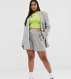 Collusion Plus Check Tailored Short - Multi