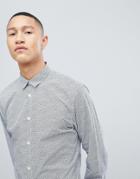 Selected Homme Slim Fit Smart Shirt With Ditsy Print - White