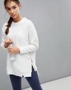 Varley Manning Sweat In Ivory - White