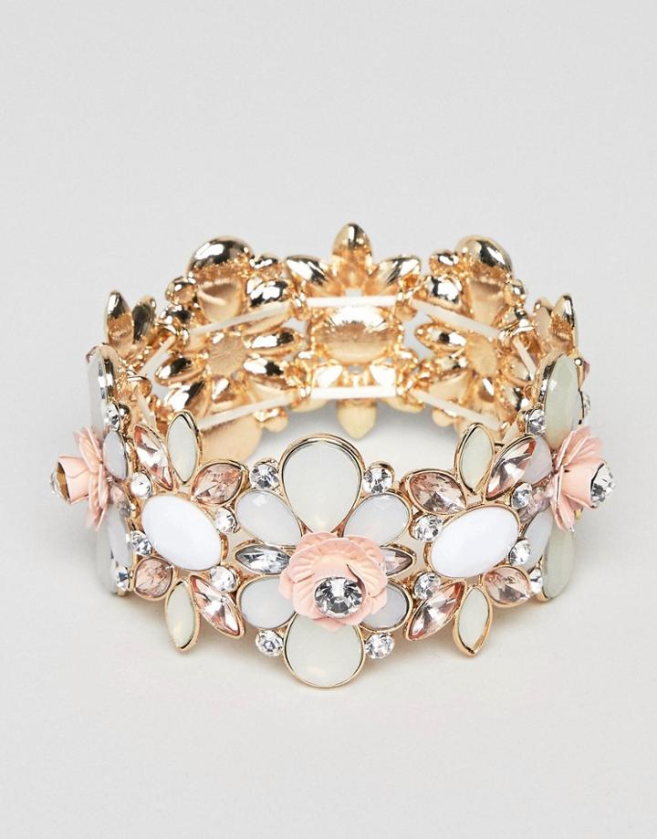 True Decadance Blush Embellished Bracelet - Multi