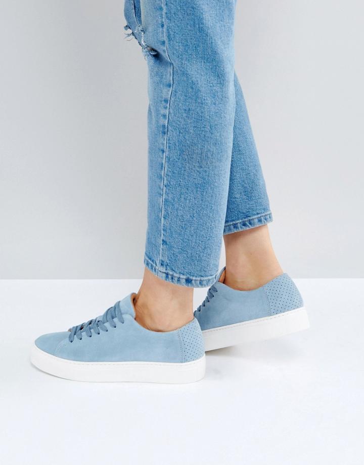 Selected Suede Sneaker - Blue