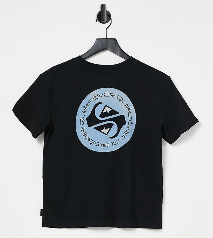 Quiksilver Deeper Water T-shirt In Black Exclusive At Asos