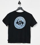 Quiksilver Deeper Water T-shirt In Black Exclusive At Asos