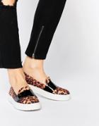 Asos Dash Loafer Sneakers - Leopard