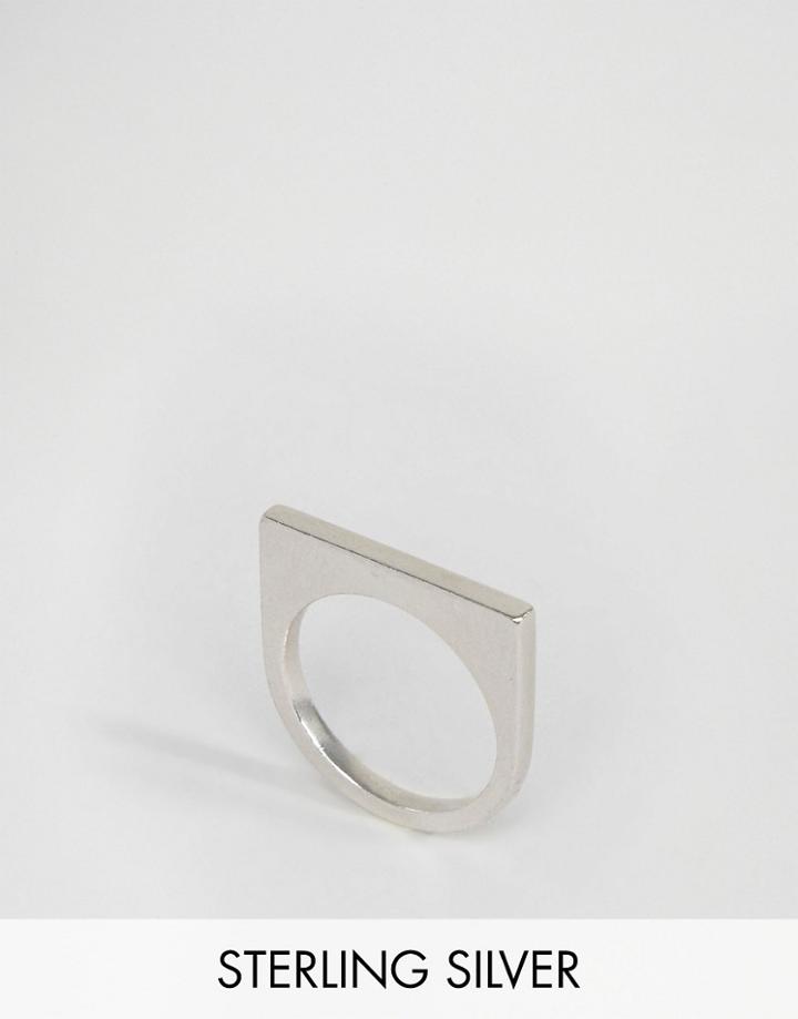 Pieces & Julie Sandlau Janu Sterling Silver Minimal Ring - Silver