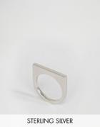 Pieces & Julie Sandlau Janu Sterling Silver Minimal Ring - Silver