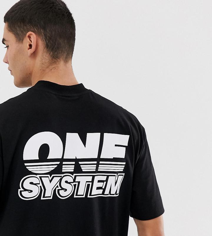 Collusion Printed T-shirt In Black