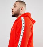 Puma Plus Pullover Hoodie With Sleeve Taping In Red Exclusive To Asos - Red