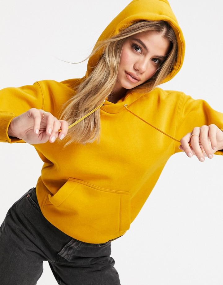 G-star Hoodie In Yellow