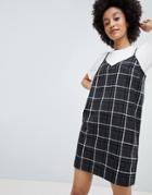 Monki Check Cami Dress - Multi